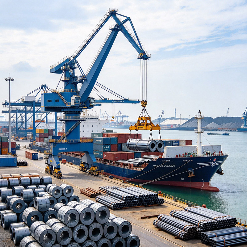 Structural Steel Supply for Commercial Complex in UAE